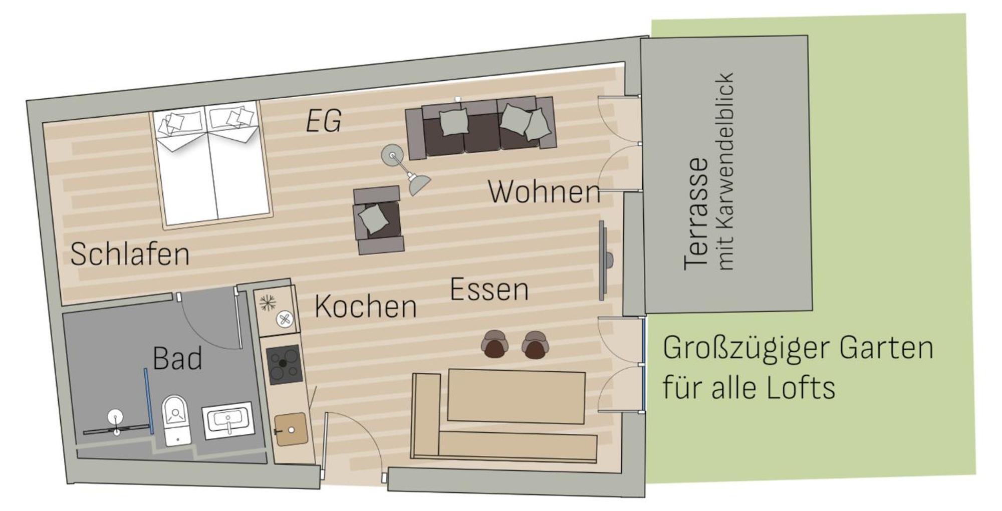 Adlerhaus, Gartenwohnung -410- ミッテンヴァルト エクステリア 写真